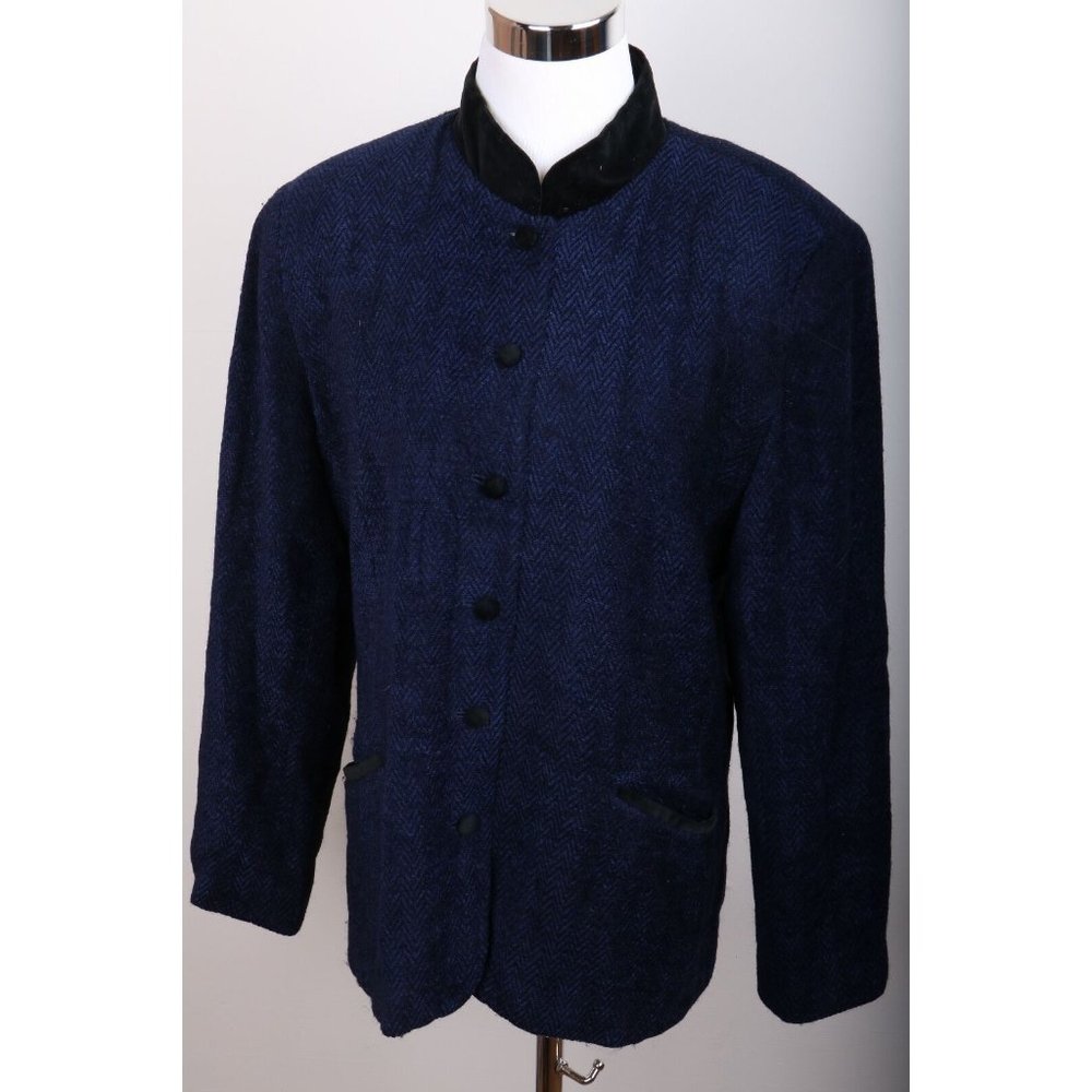 Talbots Asian Style Button Up Coat Women's Size 14